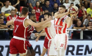 Sfairopoulo debiutas prie "Crvena zvezda" vairo pažymėtas pergale Belgrado derbyje